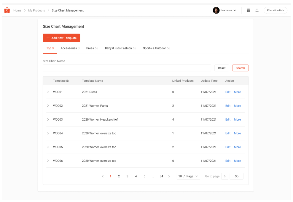 【上架规范】尺码表指南