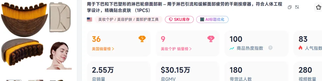 做“脸部按摩”生意,TikTok卖家60天营收超200万