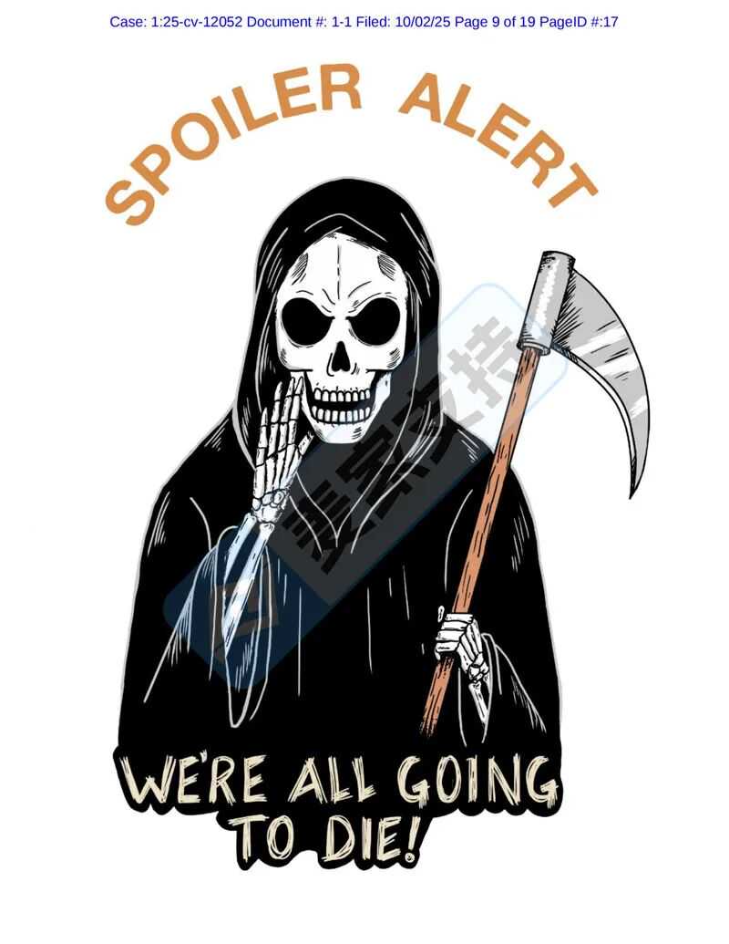 25-cv-12052，keith律所新案扎堆维权，Coffee Man9个版权已立案！