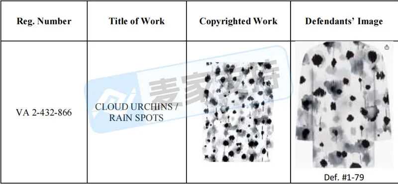 25-cv-01106，抽象水墨画作刮起维权风暴，79店涉案被TRO冻结！