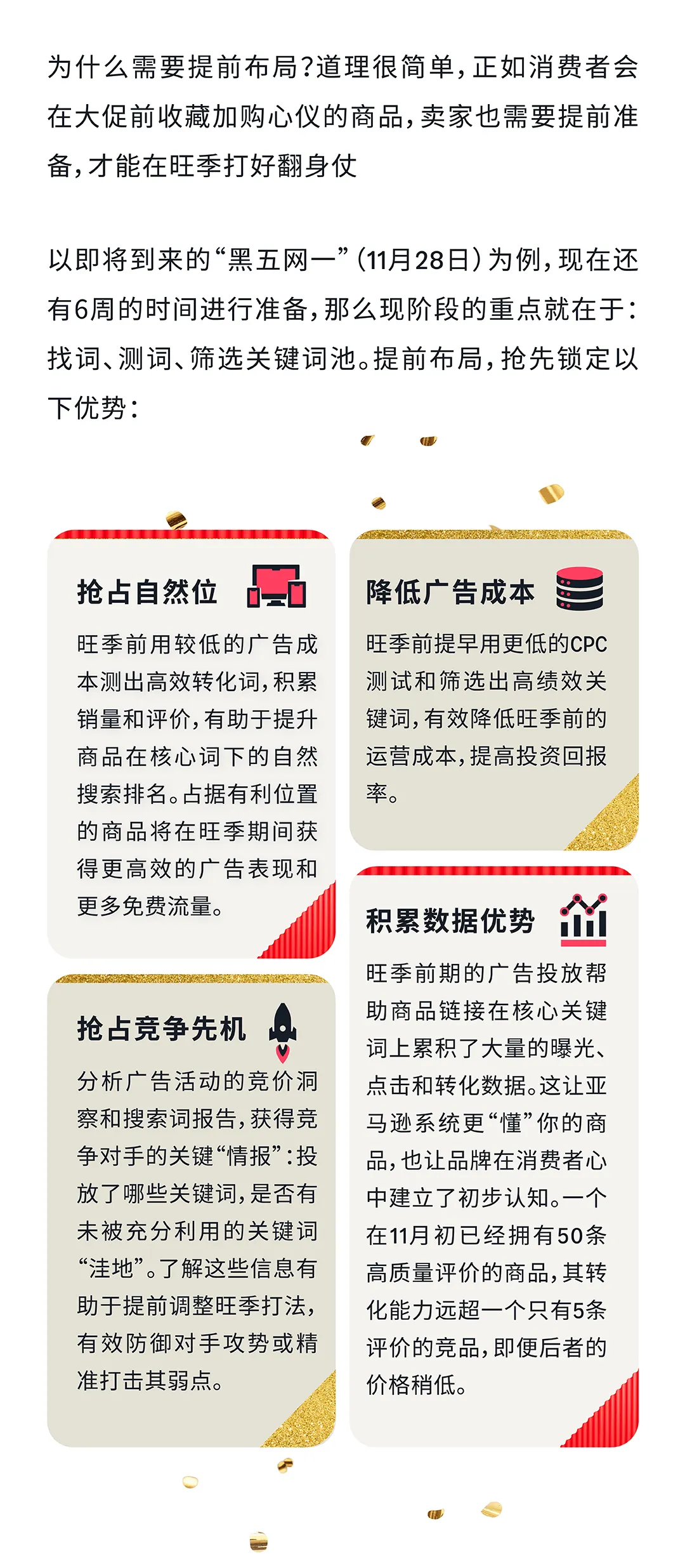 亚马逊旺季备战倒计时Checklist！小成本捡漏教程，安排！