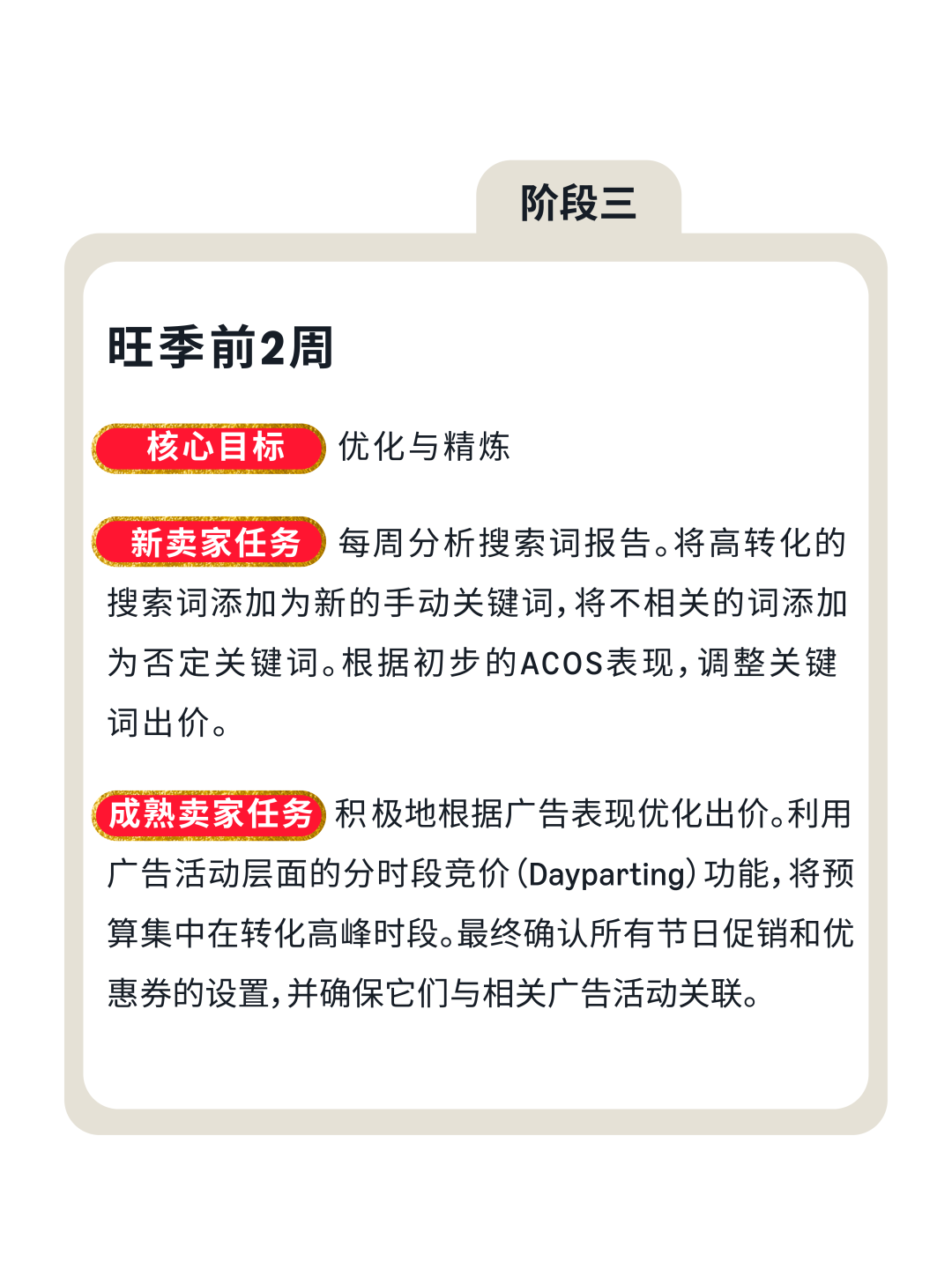 亚马逊旺季备战倒计时Checklist!小成本捡漏教程,安排!