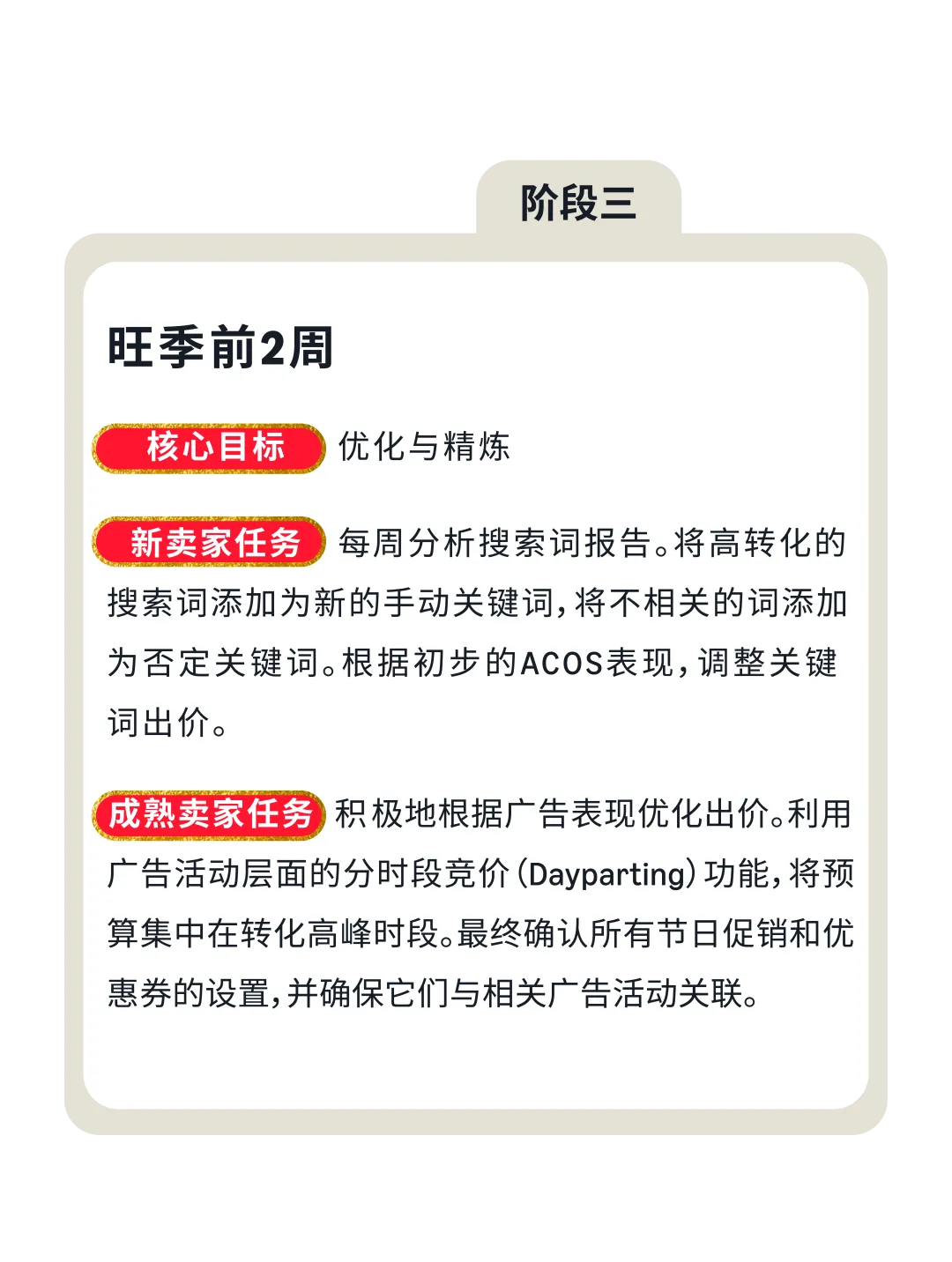 亚马逊旺季备战倒计时Checklist！小成本捡漏教程，安排！