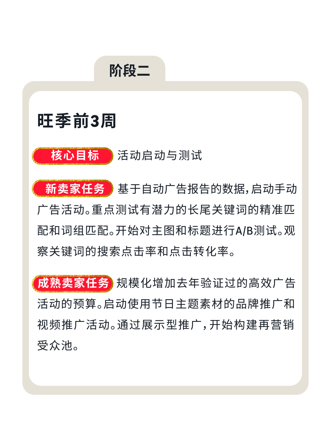 亚马逊旺季备战倒计时Checklist!小成本捡漏教程,安排!