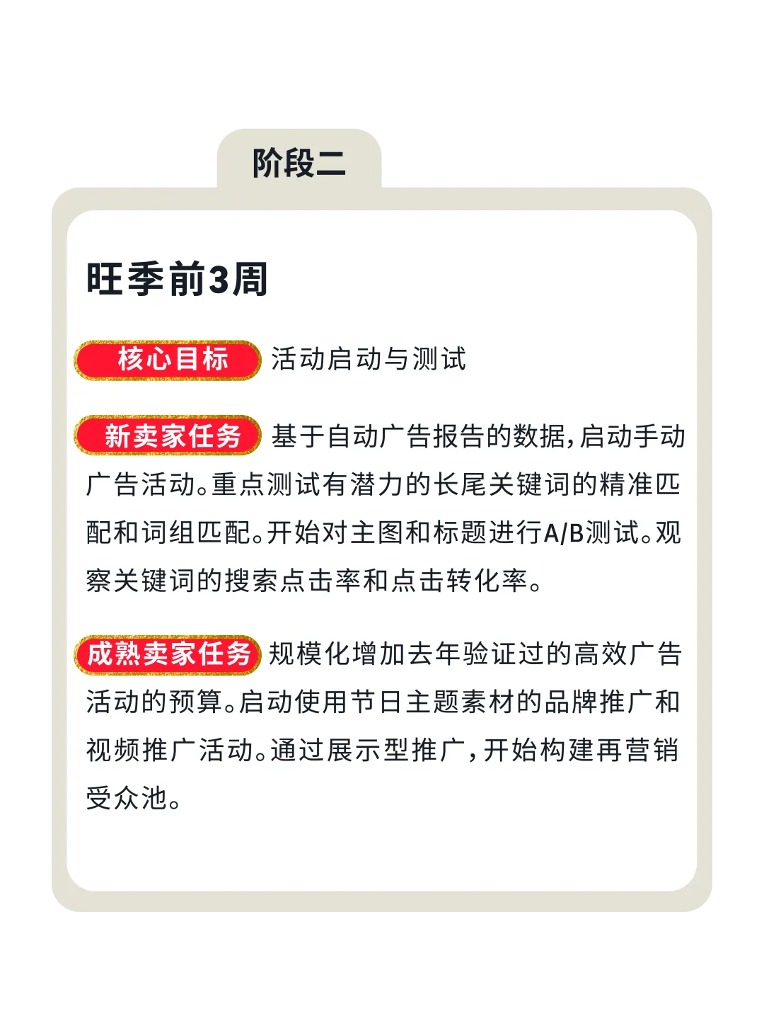 亚马逊旺季备战倒计时Checklist！小成本捡漏教程，安排！