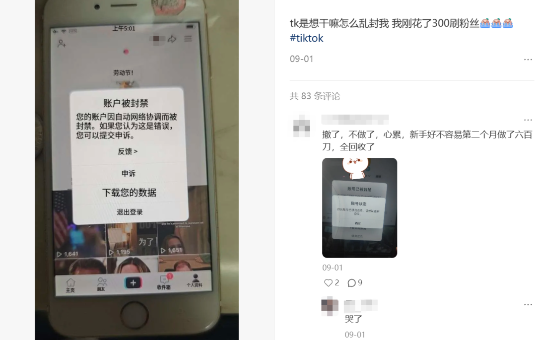 立刻停止这些操作！TikTok风控一封一个准