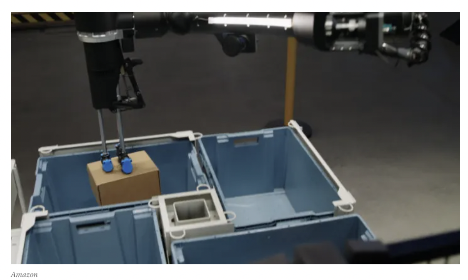 亚马逊推出Blue Jay仓库机器人，加速仓储与配送自动化