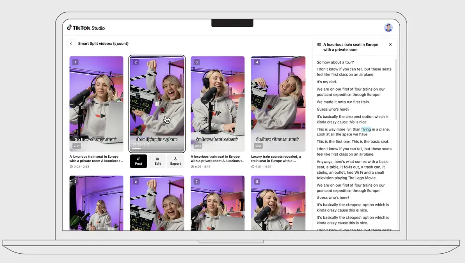 TikTok推出AI视频剪辑与内容规划工具，创作者订阅分成上调高达90%