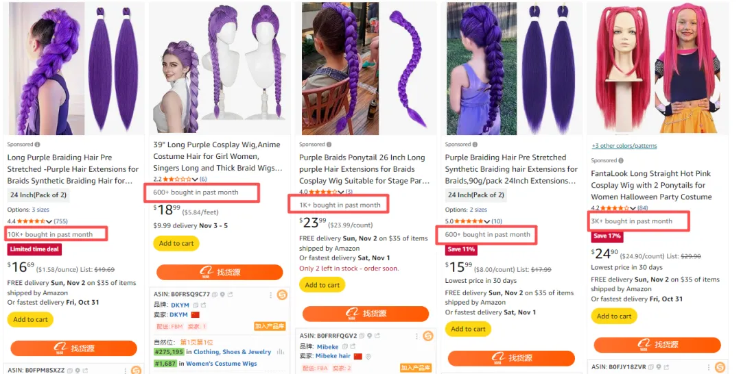 亚马逊爆款选品，上架28天的假发，为啥价格高，还卖的这么好？