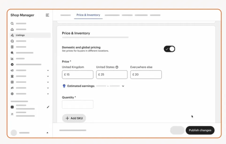 Etsy推出专属定价功能,非美国卖家可为美国买家设定独立价格