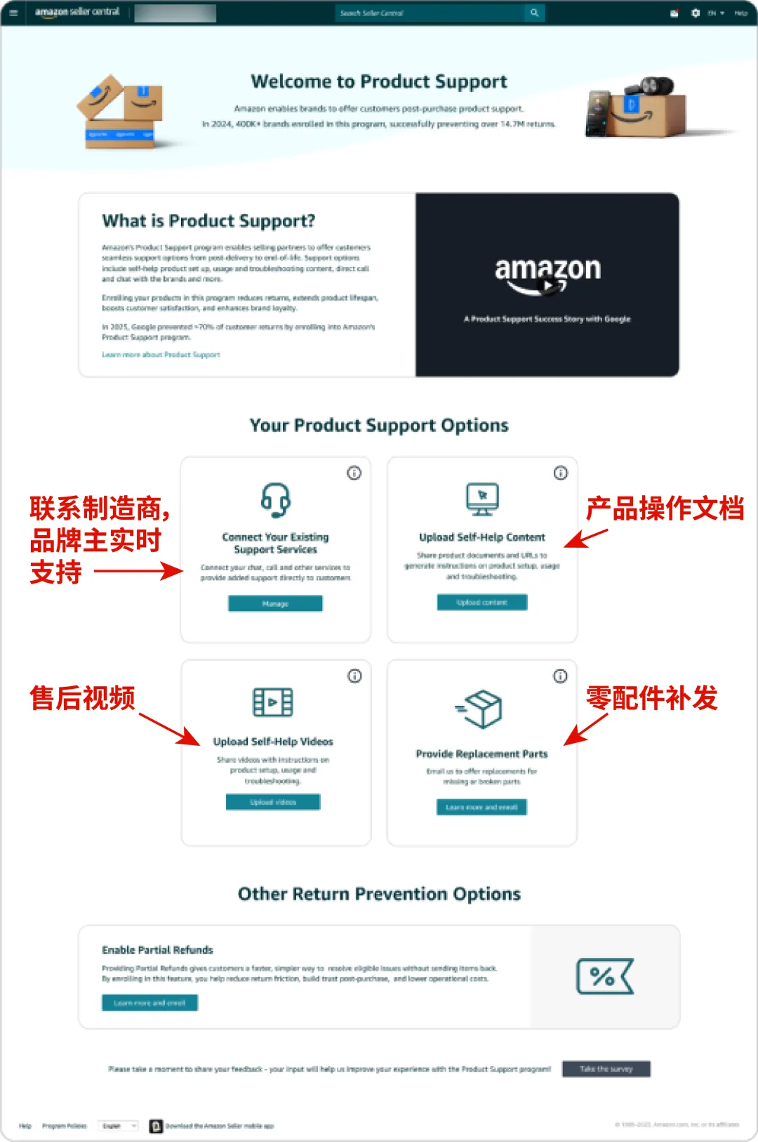 支持“零配件补发”，小配件挽救大订单！亚马逊免费售后工具“商品支持”重磅升级