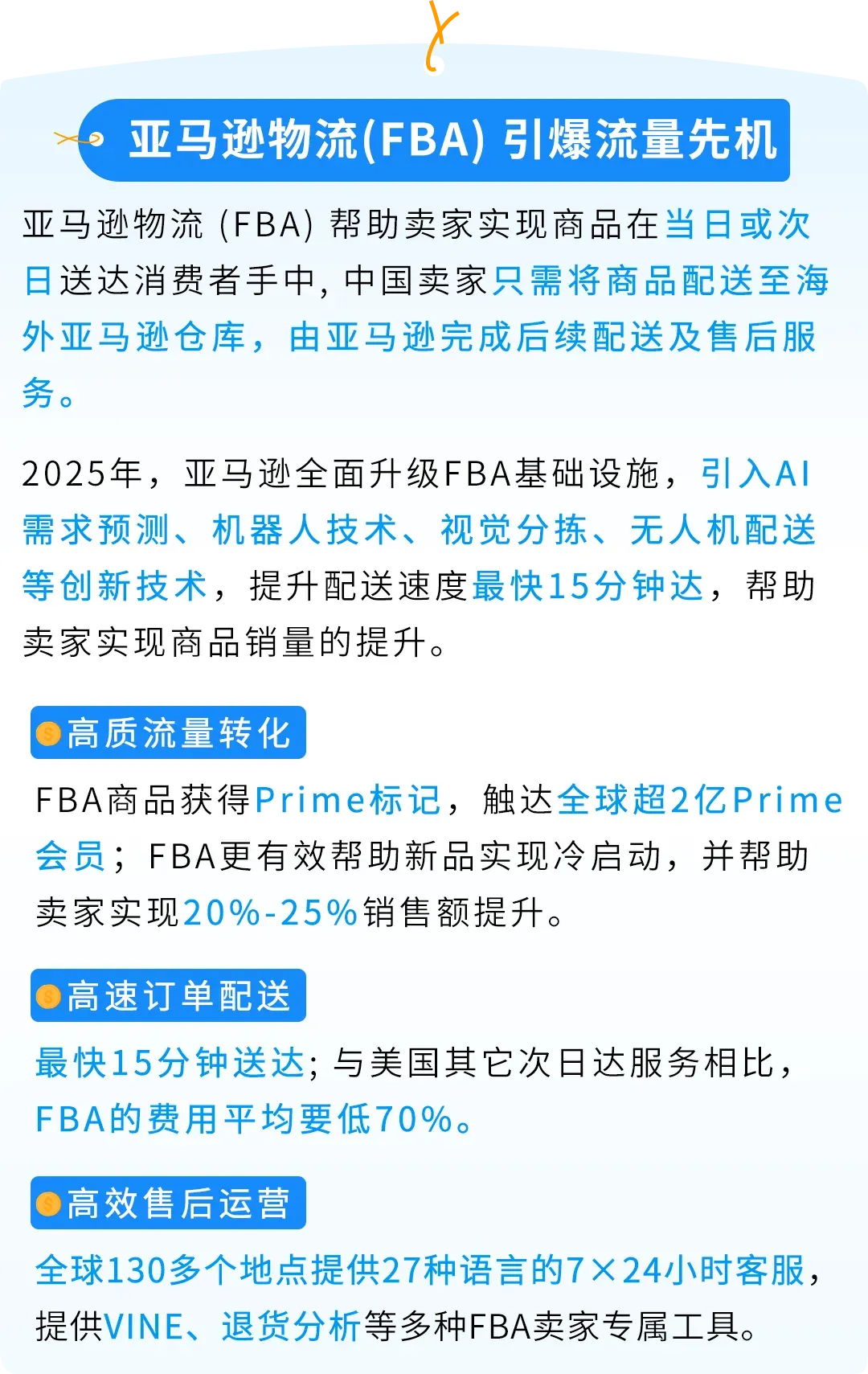 24%成本立省!亚马逊重磅推出FBA+佣金双减优惠,卖家批量单轻松拿下