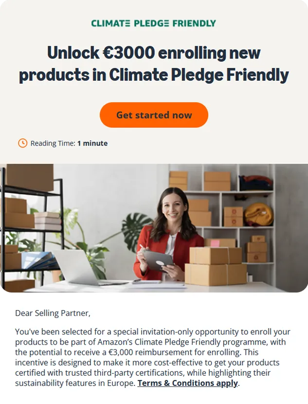 亚马逊气候友好承诺计划 ：用可持续赢得未来，抓住黑五增长机遇