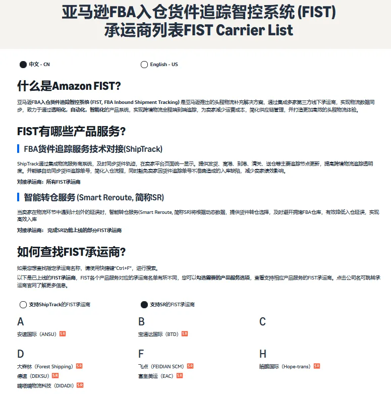 化繁为简｜亚马逊FIST智控系统打造高效FBA入仓体验