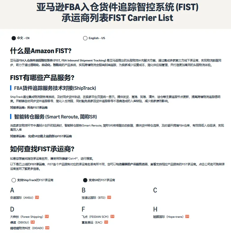 化繁为简|亚马逊FIST智控系统打造高效FBA入仓体验