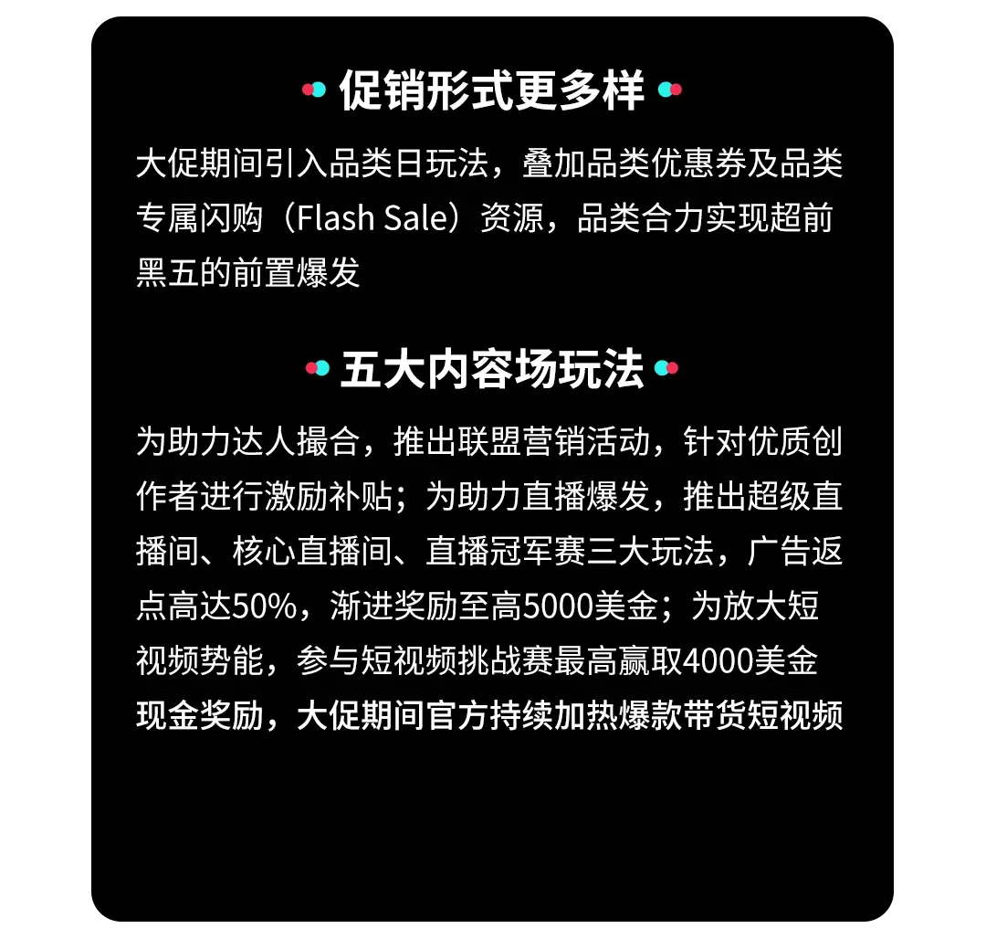 美区黑五重磅开幕！TikTok Shop史上最大规模黑五狂欢来了