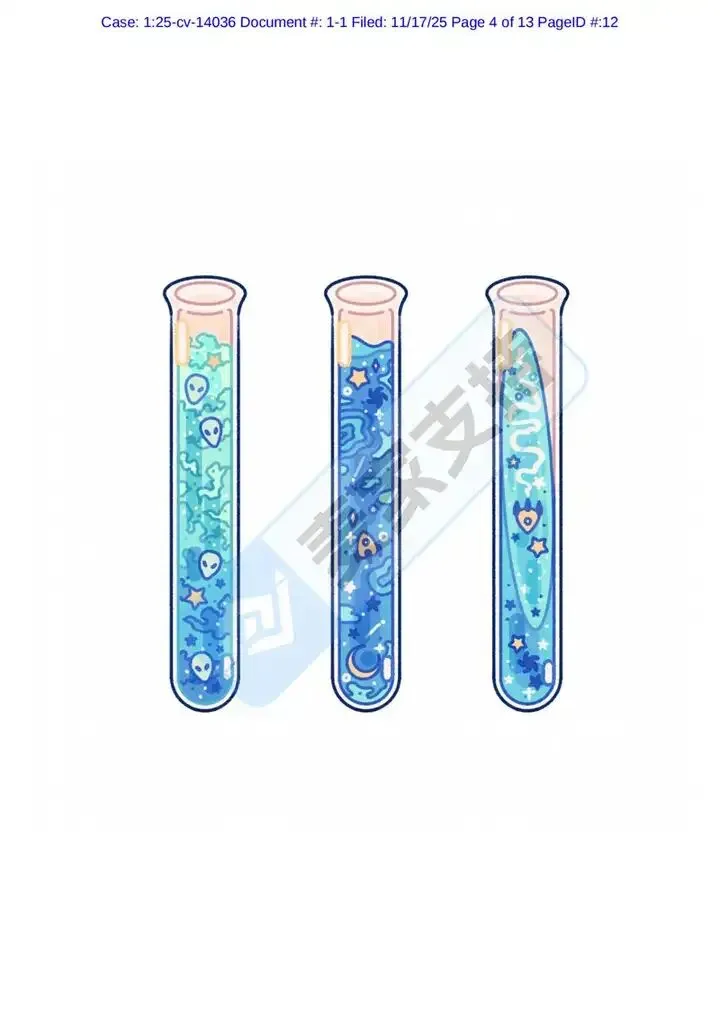 25-cv-14036，keith新案速递，卡通插画维权进行时，谨防TRO冻结风险