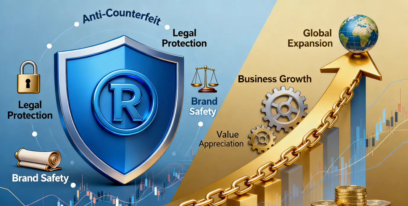 注册商标的核心价值： 为企业发展筑牢“知识产权护城河”