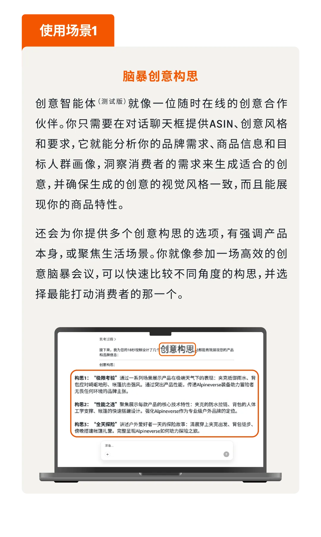 亚马逊广告创意智能体，智能定制专属你的创意内容