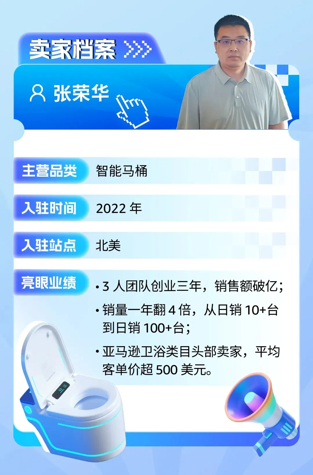 3人小团队创业年销破千万美元!中国智能马桶如何征服亚马逊北美站?