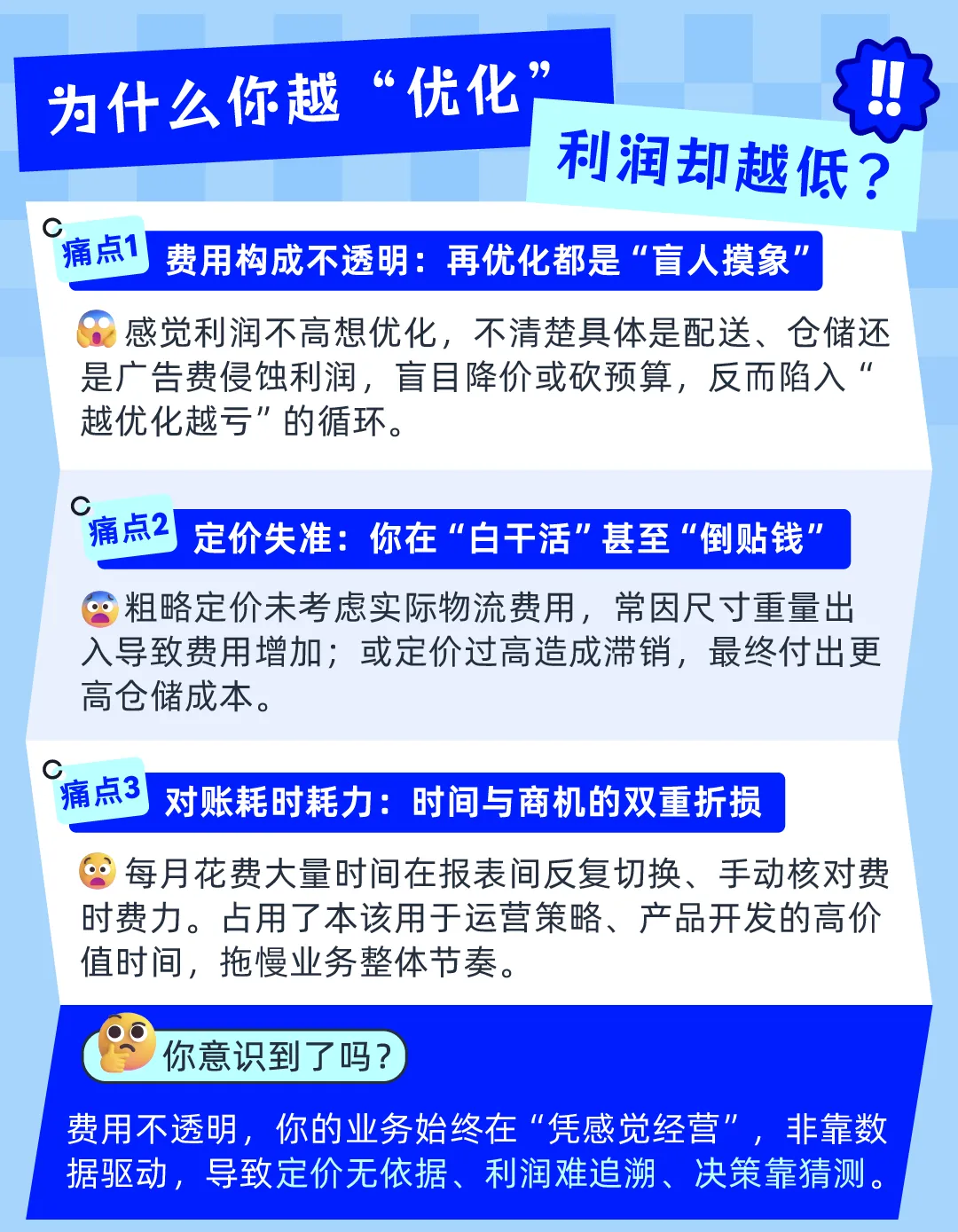 糊涂呀！这些亚马逊账目还没算明白？