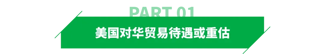 警惕!美国拟终止对华永久正常贸易关系