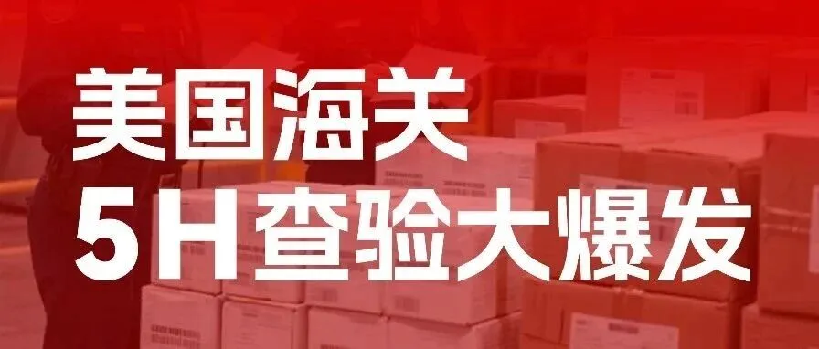 美国海关5H查验大爆发：合规物流已成卖家生命线！