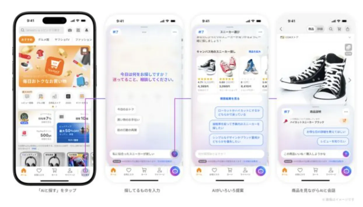 日本雅虎购物推出对话式AI购物助手