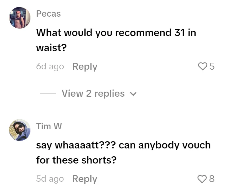 男装区跑出黑马！TikTok一条“万能5分裤”卖了近150万