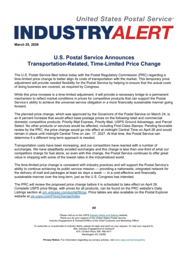 亚马逊再调FBA费用，4月17日起生效！