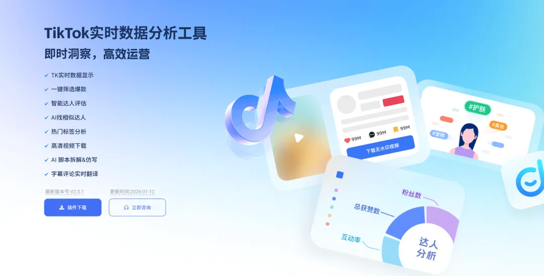 卖家精灵重大升级,亚马逊+TikTok双平台全面支持