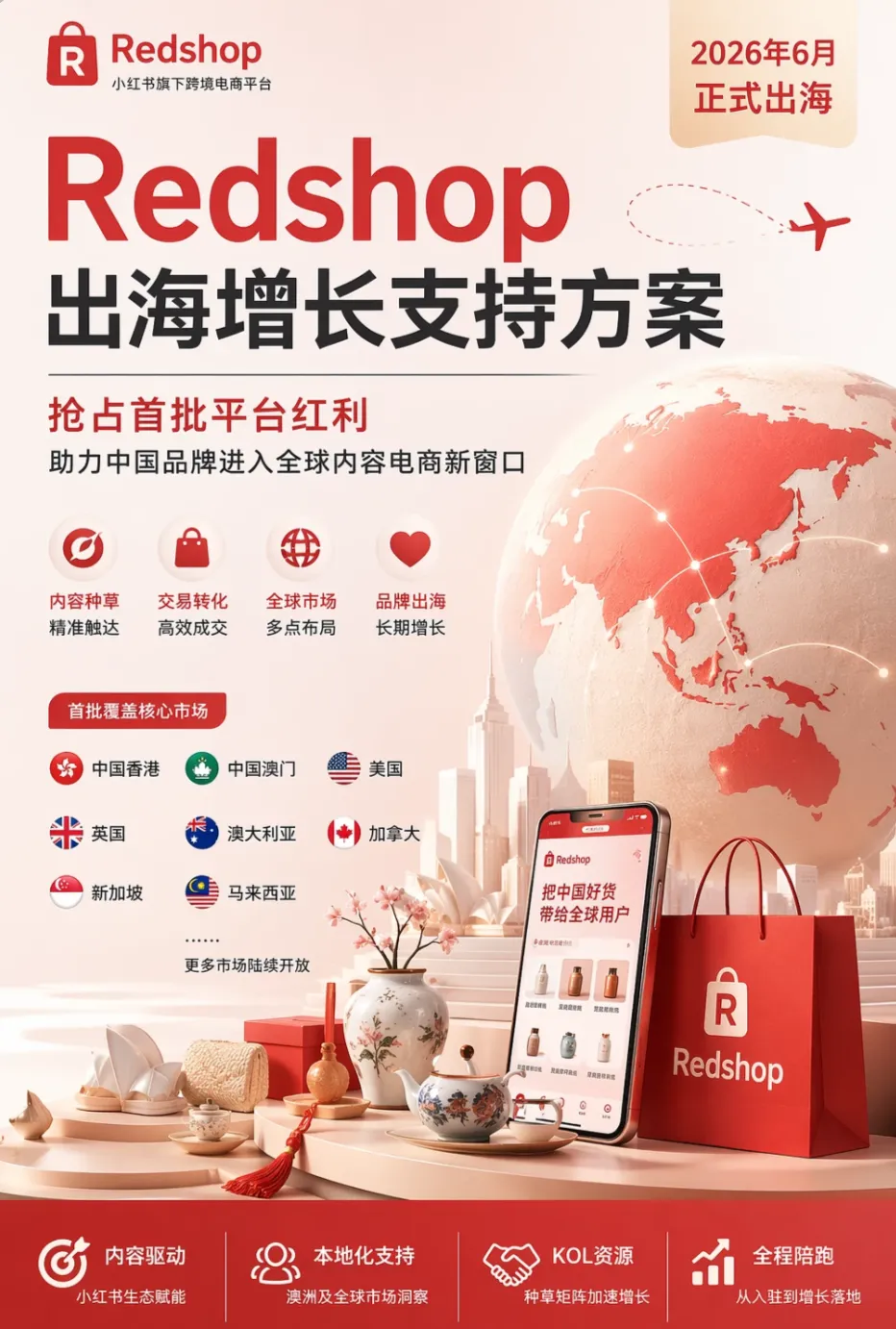 重磅！小红书跨境电商平台将于6月上线