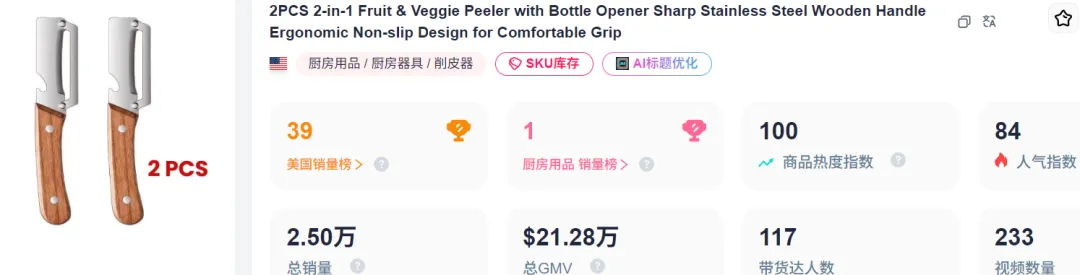 月入超百万，TikTok又一厨房神器靠AI带货爆单