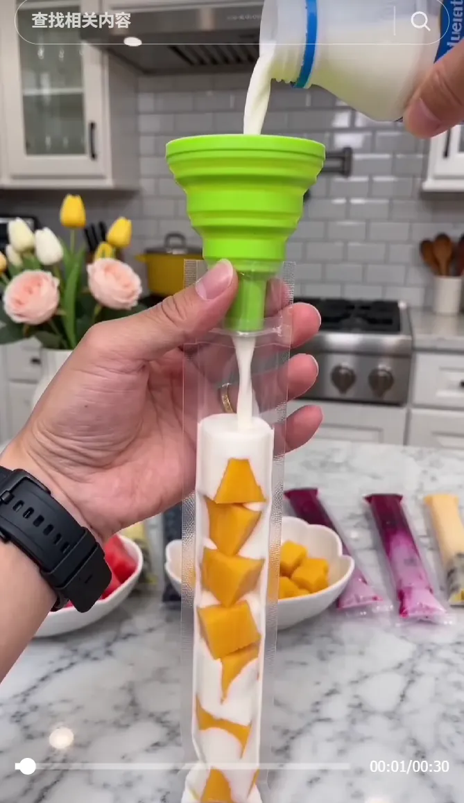 1毛冰棒袋风靡TikTok，上架一个月狂销65万+