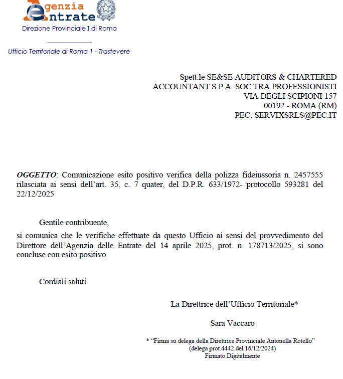 意大利VIES迟迟未激活？问题可能出在税务代表的专业资质上