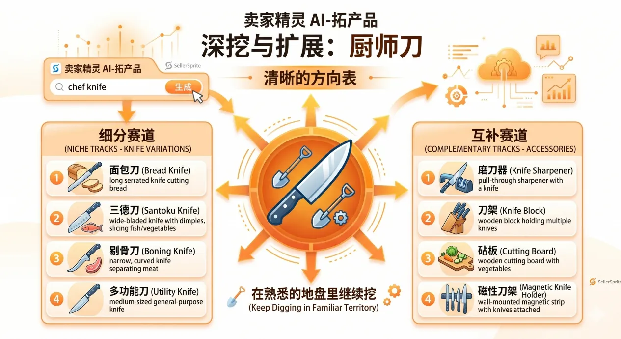 从1个产品拓出50个方向？亚马逊卖家的AI选品新玩法来了