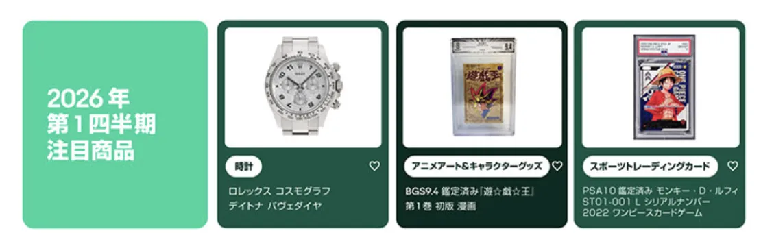eBay日本26年Q1趋势:手表等高价商品热度上升
