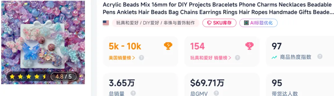 在TikTok上卖2元DIY铝丝首饰,跨境卖家已赚上第一桶金