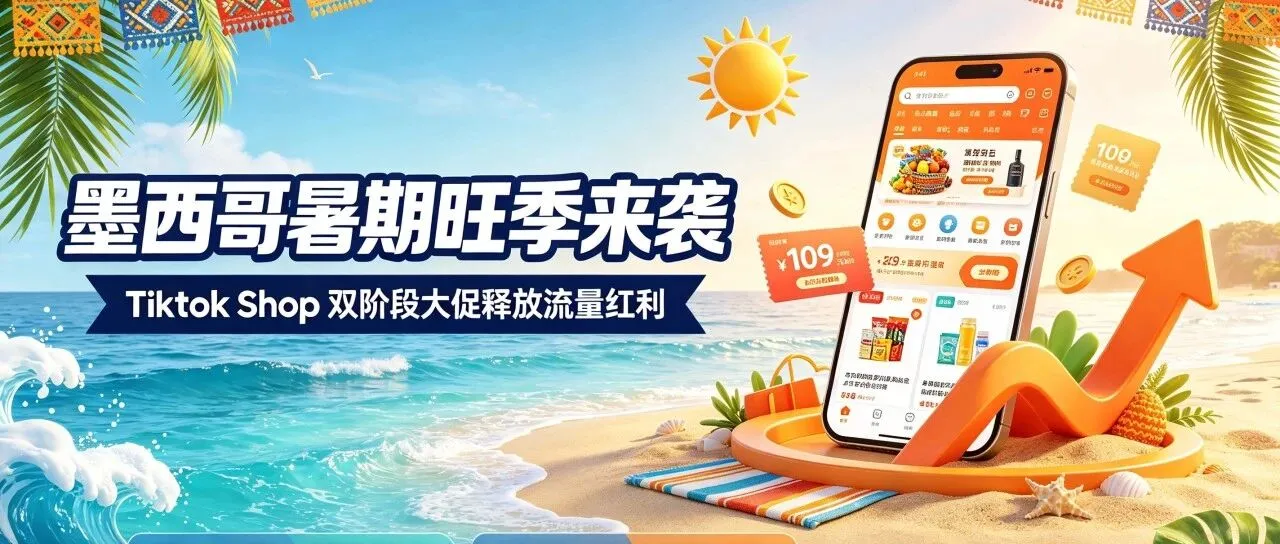 墨西哥暑期旺季来袭,TikTok Shop 双阶段大促释放流量红利