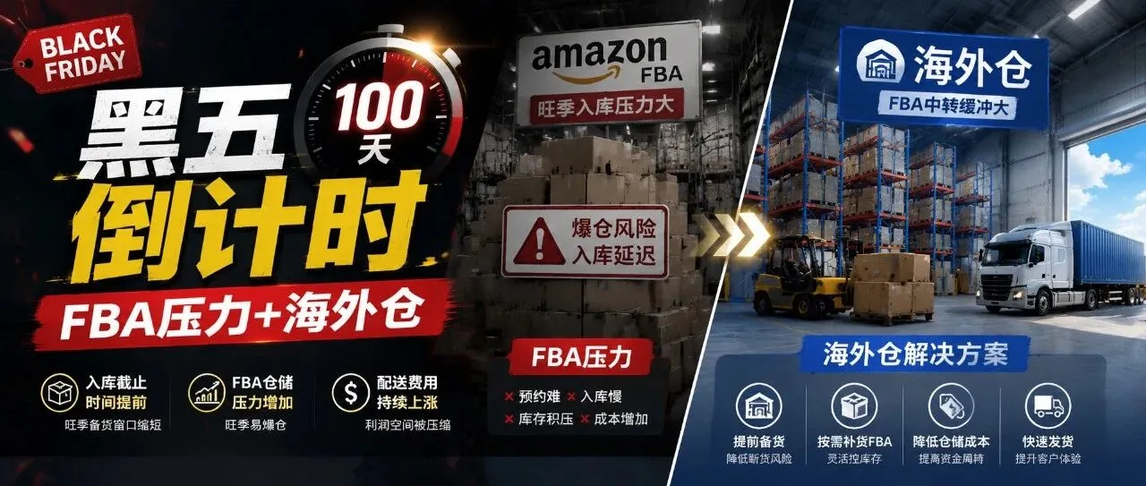 黑五备货倒计时100天:FBA入库截止日已定!