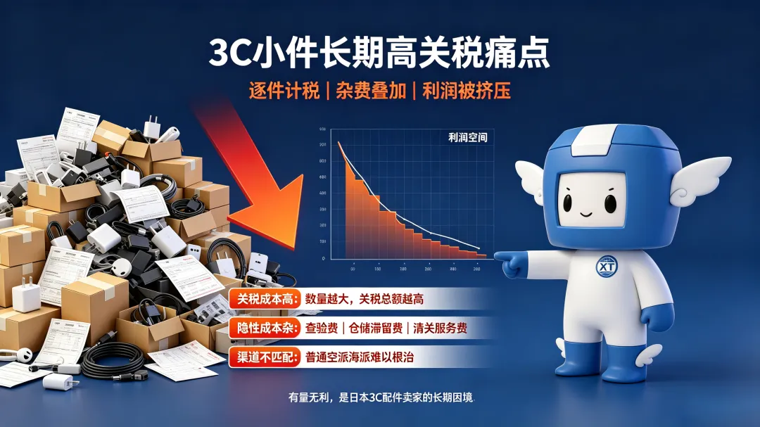 迅田3C产品专属包税渠道—关税高、成本高痛点根治