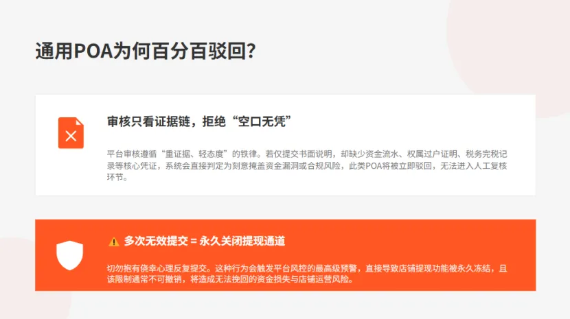 旺辰合规｜2026亚马逊资金冻结申诉：单纯POA申诉基本无效——跨境视频认证｜财税风控｜资金解冻全链路服务