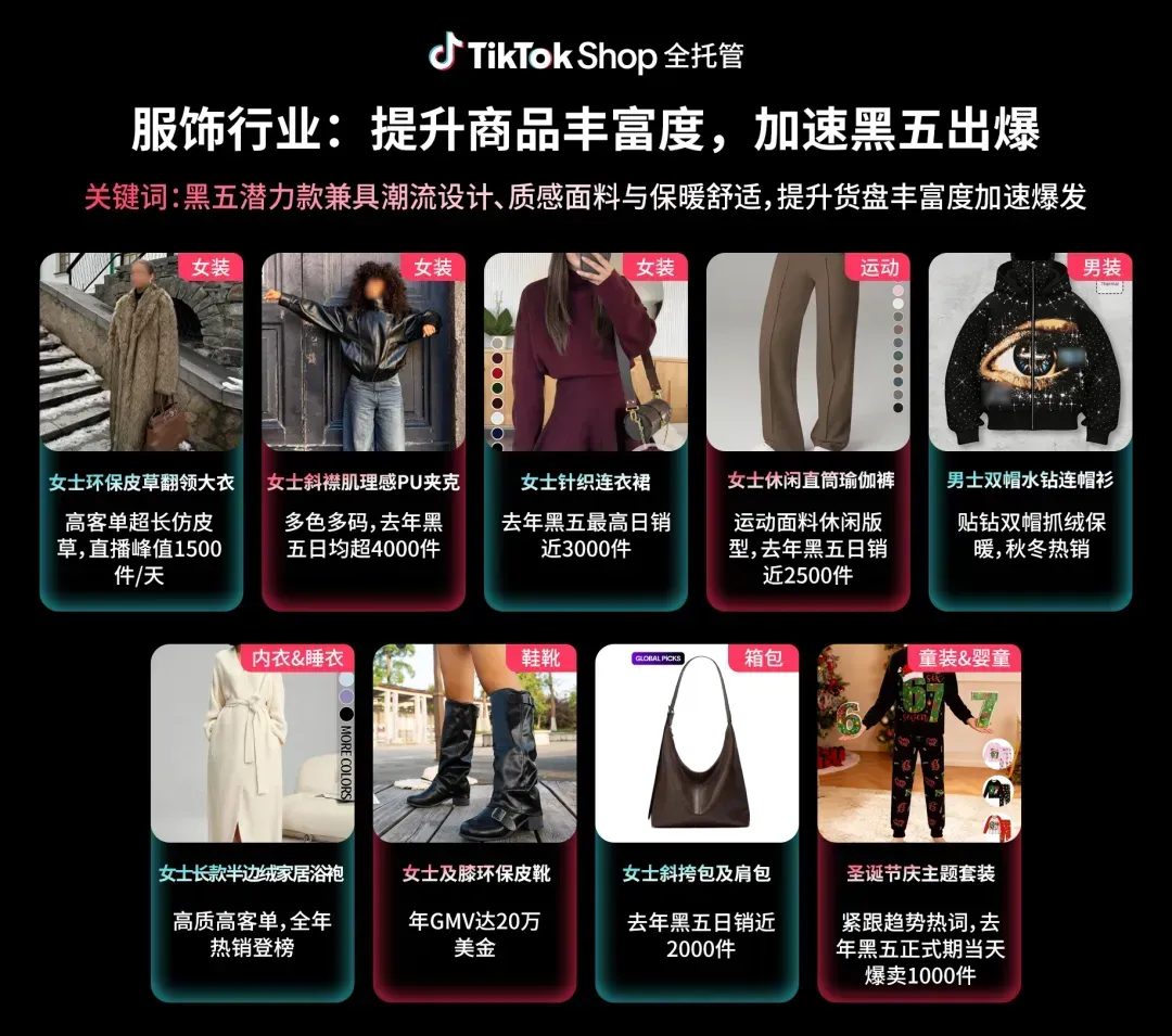 TikTok Shop全托管黑五，卖家将用“好货”撬动增量