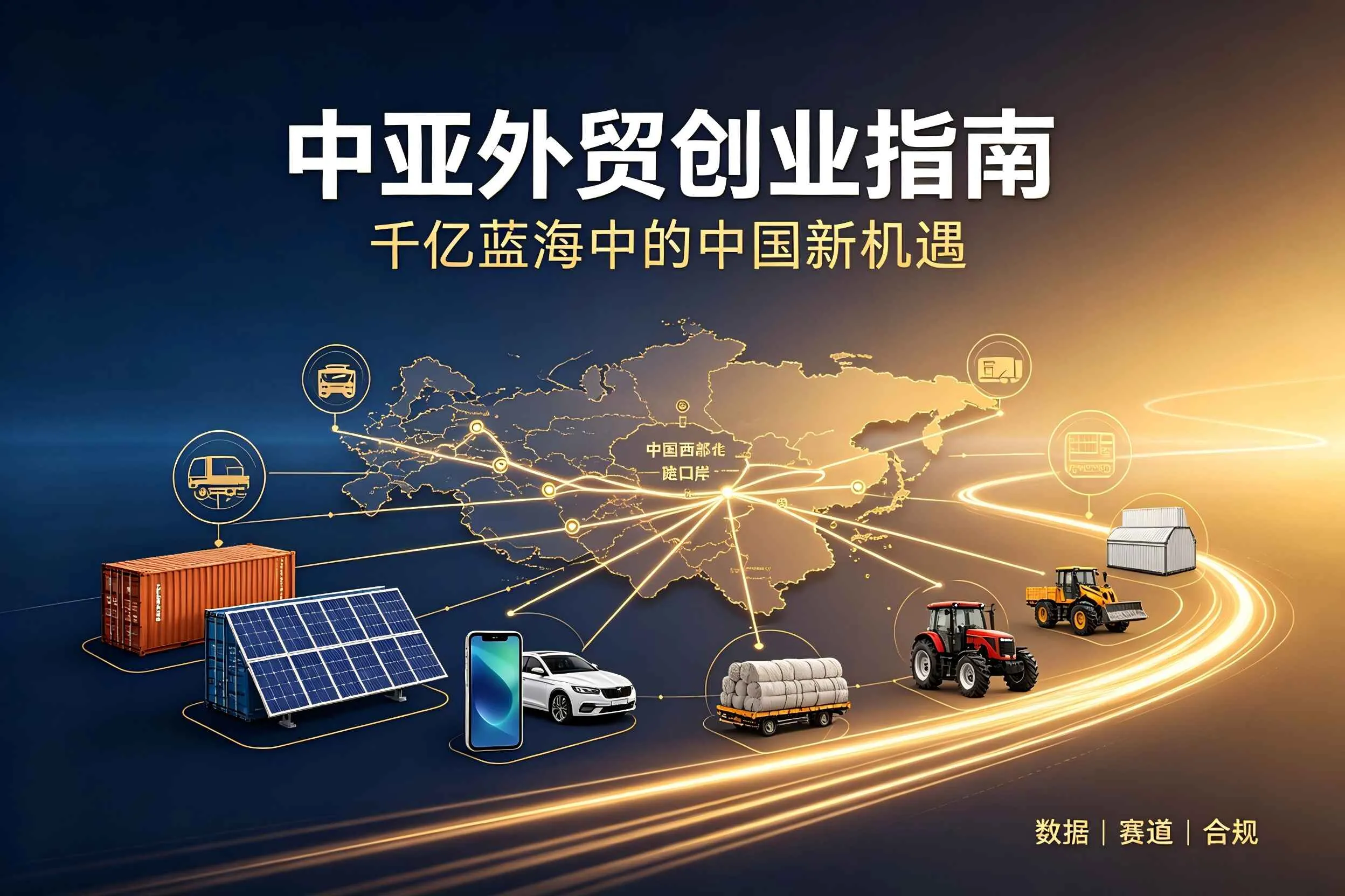千亿外贸蓝海！中国人中亚创业优选赛道与合规攻略
