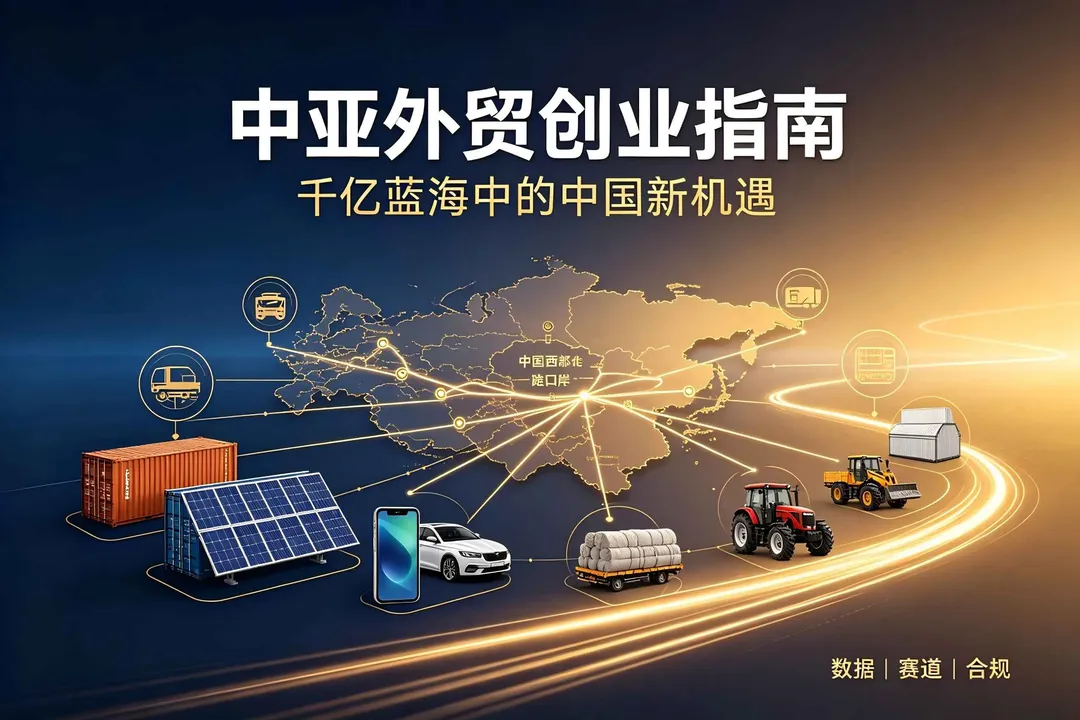 千亿外贸蓝海!中国人中亚创业优选赛道与合规攻略