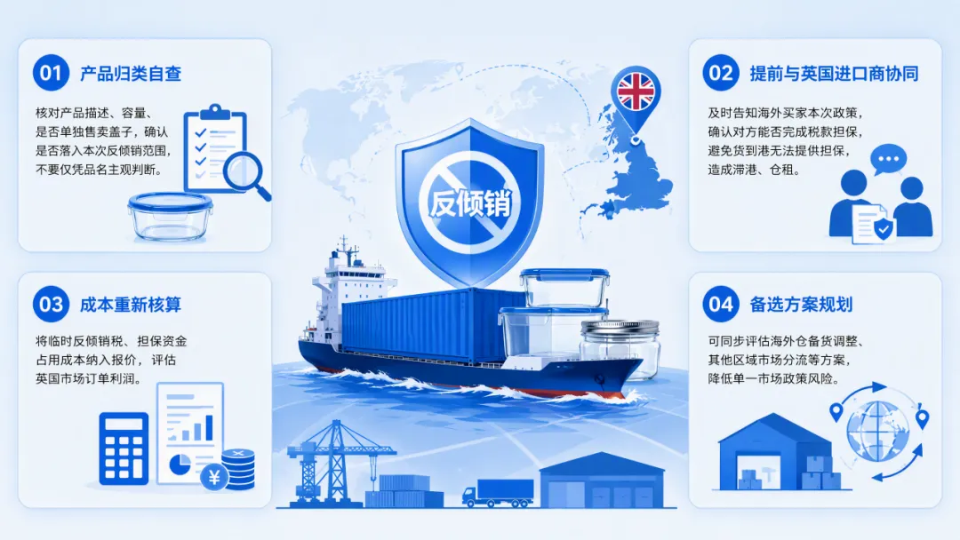 英国对华玻璃容器临时反倾销税生效！最高担保税率 52.97%