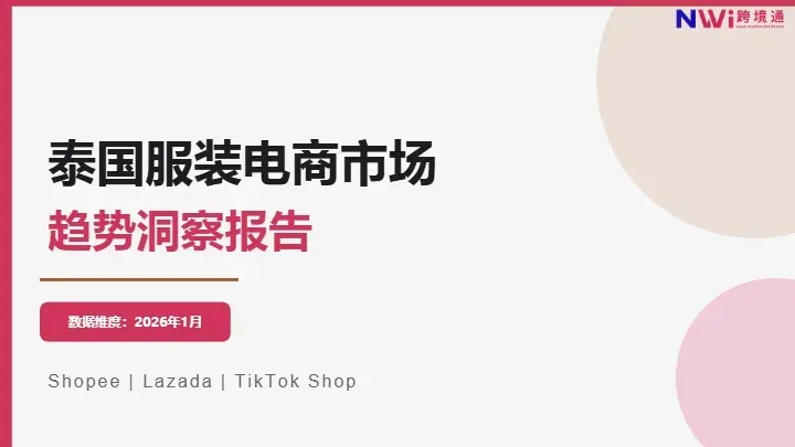《泰国服装电商市场趋势洞察报告》PDF下载