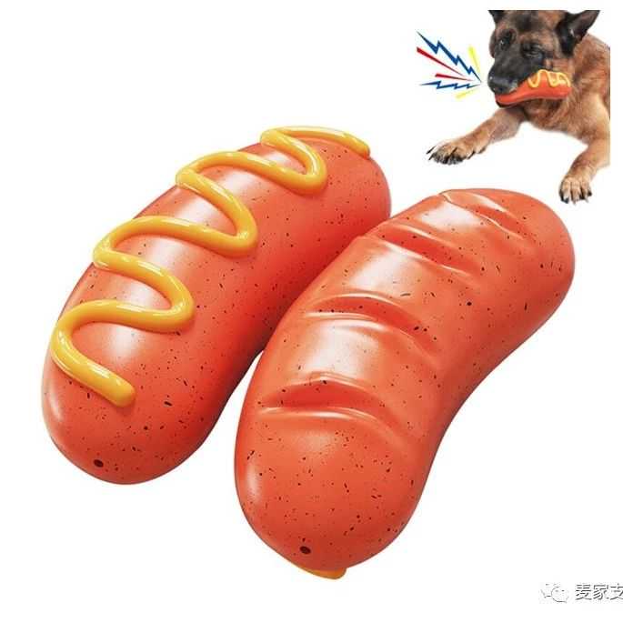跨境侵权预警——跨境新款热狗烤肠狗狗玩具有多国专利，侵权风险不小！