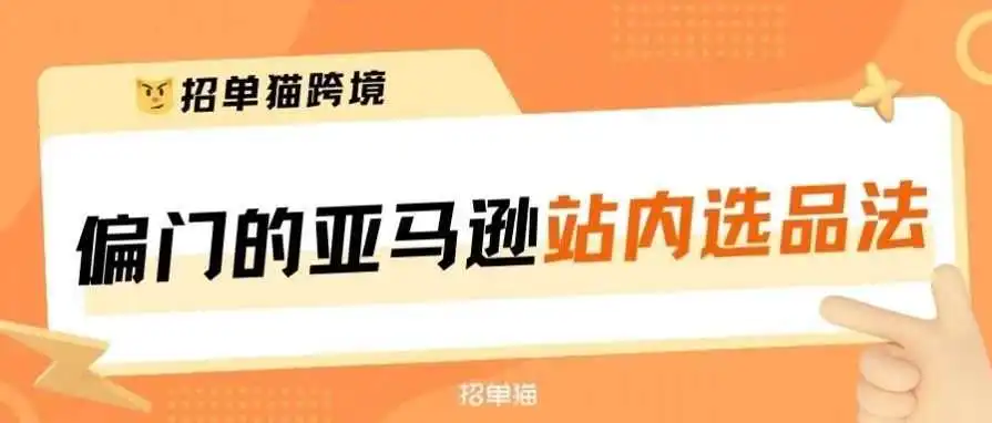你不知道的冷门却好用的亚马逊站内选品法！