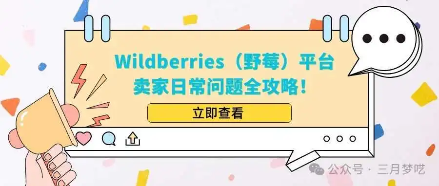 【卖家必看】Wildberries(野莓)平台卖家日常问题全攻略!解你所惑,近期热点问题一站式解决!